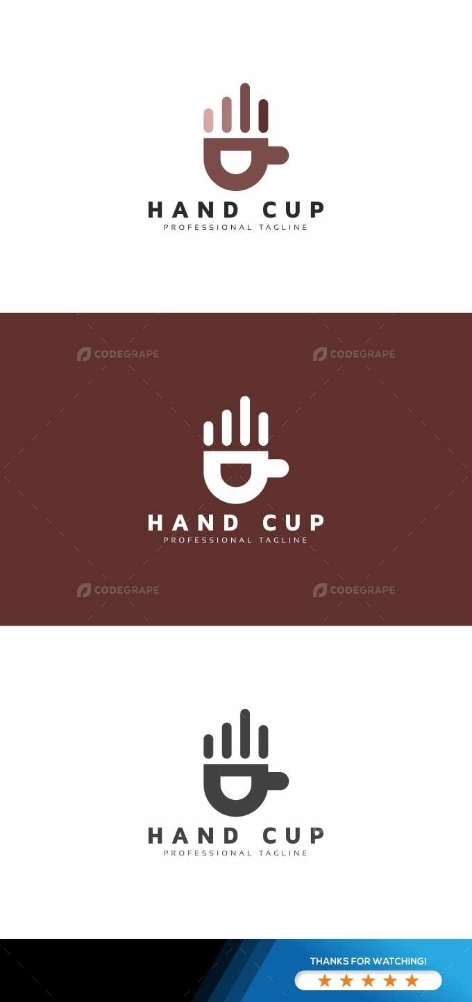 Hand Cup Cafe Logo