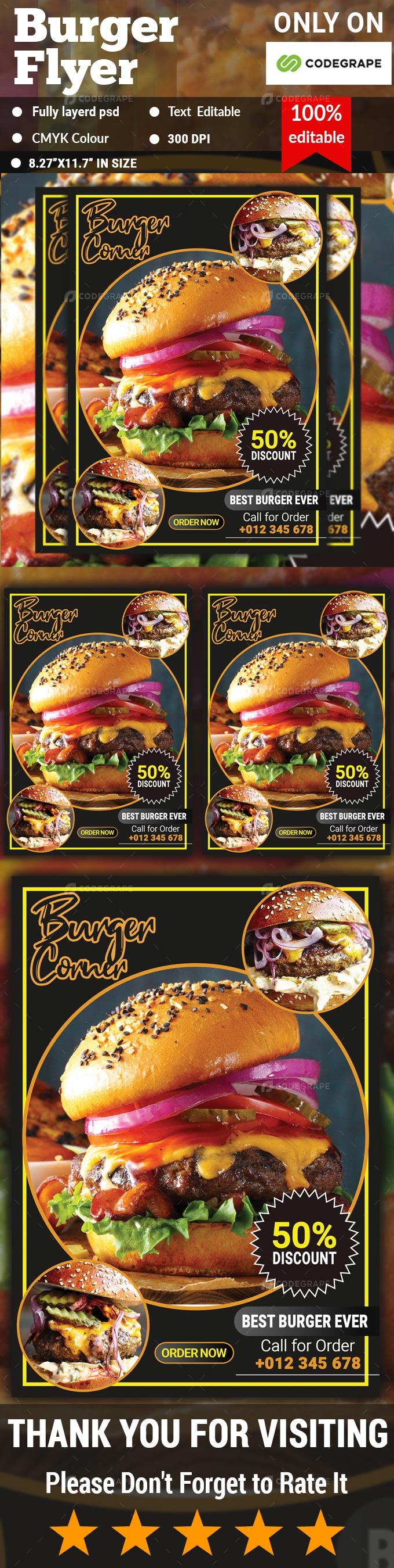 Burger Flyer