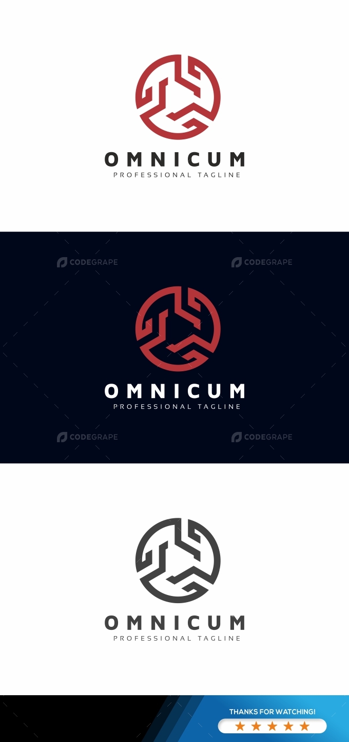 Omnicum O Letter Logo