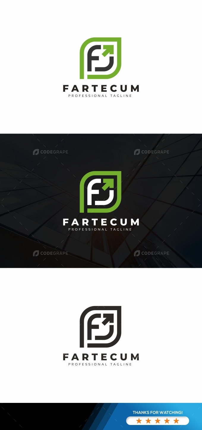 Fartecum F Letter Logo