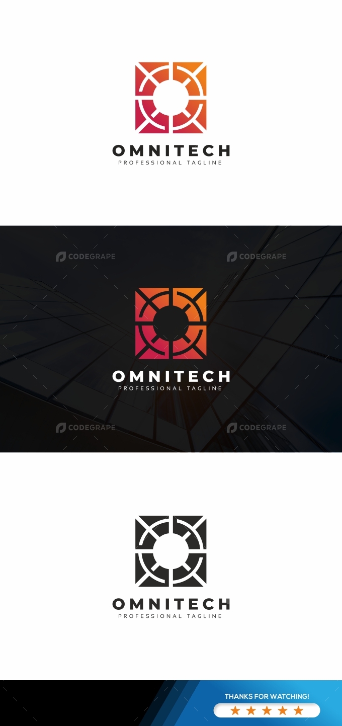 Omnitech O Letter Tech Logo