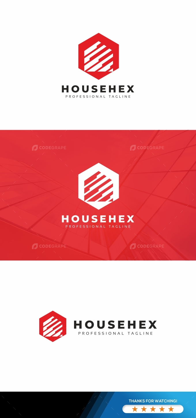 House Hexagon Logo