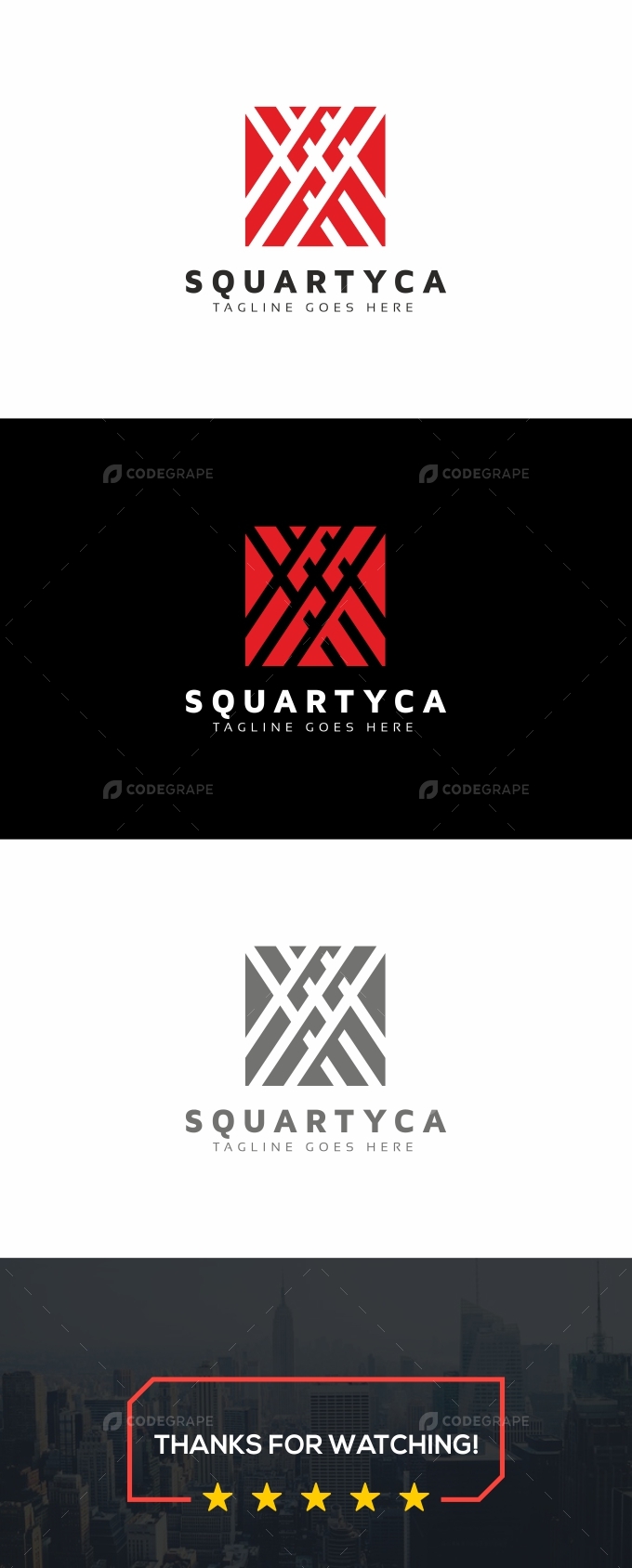 Square Technology Line Logo