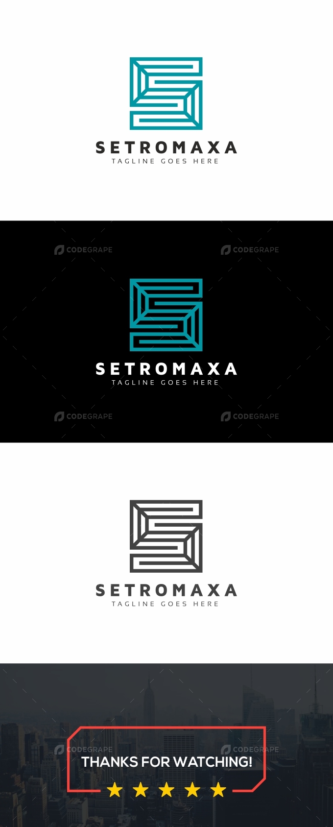 S Letter Square Logo