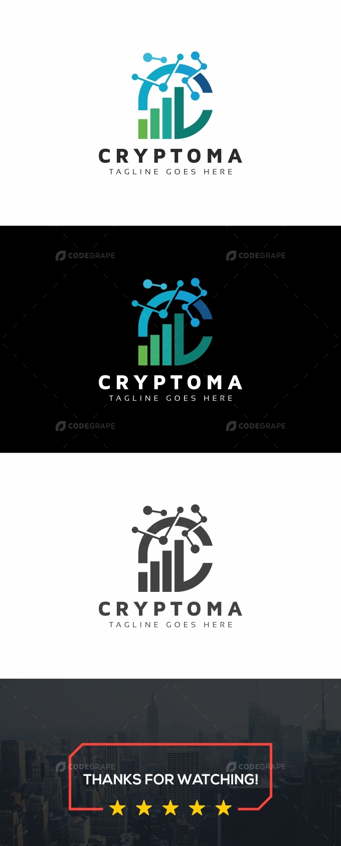 Crypto C Letter Logo