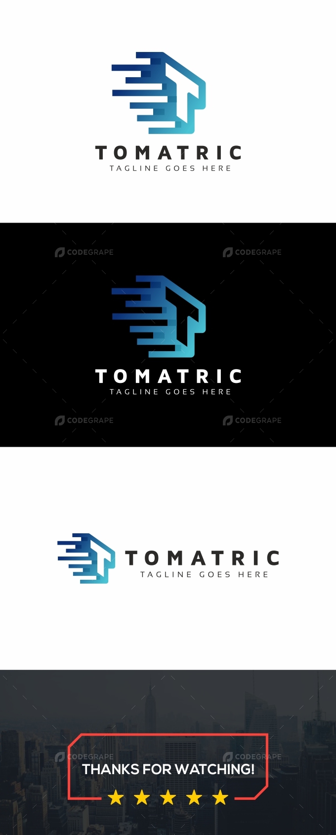 T Letter Digital Logo