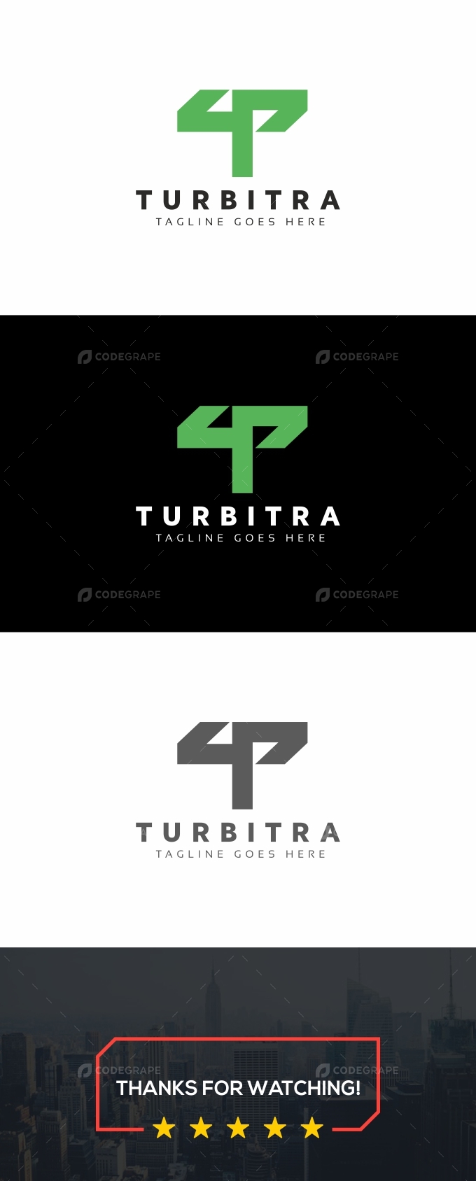 Turbitra T Letter Logo