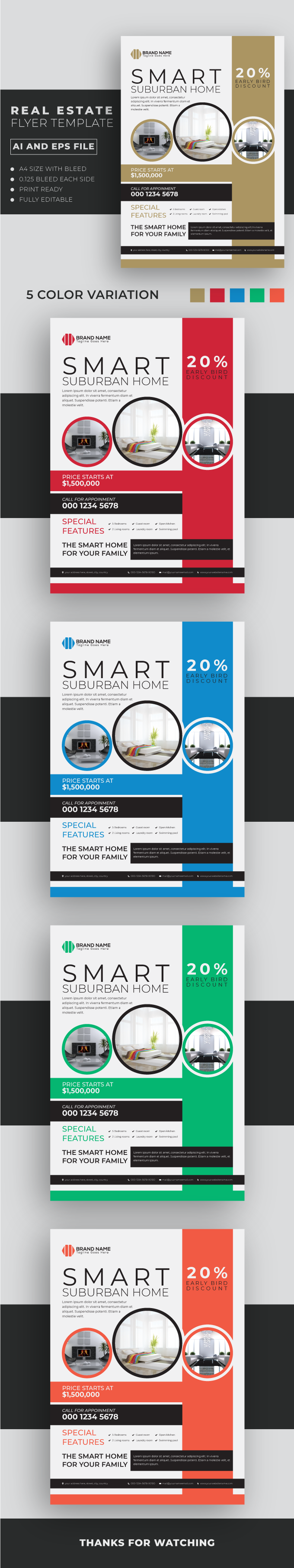Real Estate Flyer Template 4