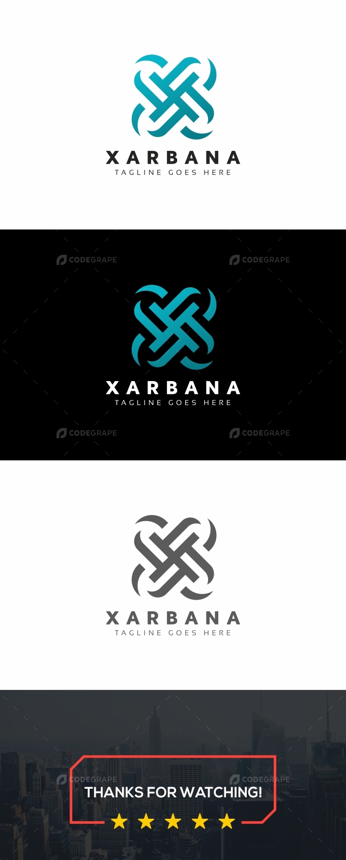 Xarbana X Letter Logo