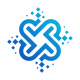 X Letter Digital Logo