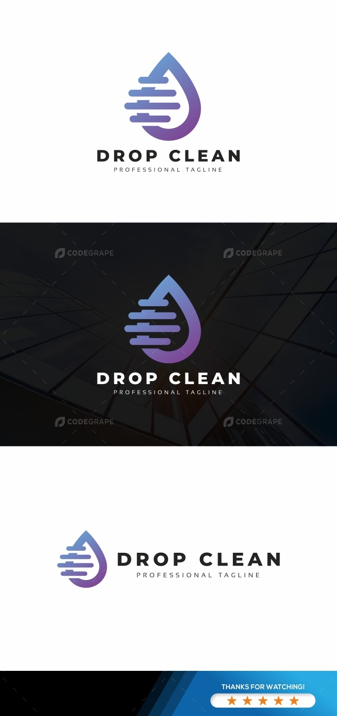 Drop Clean Logo