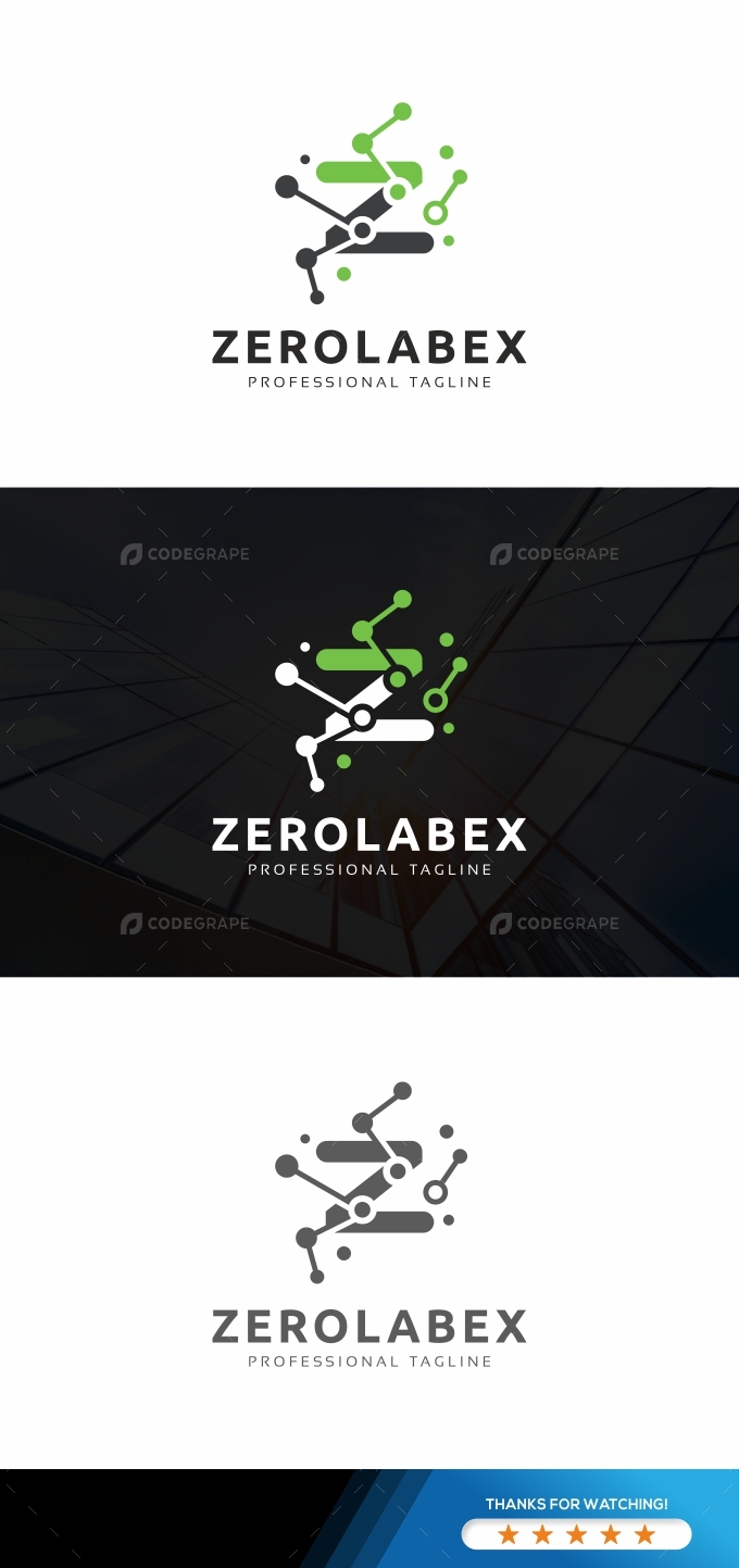 Zerolabex Z Letter Lab Logo