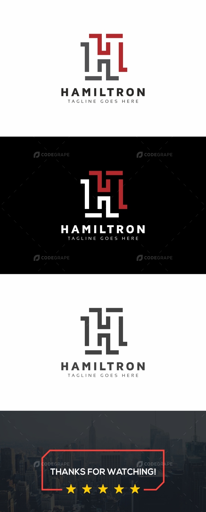 Hamiltron H Letter Logo