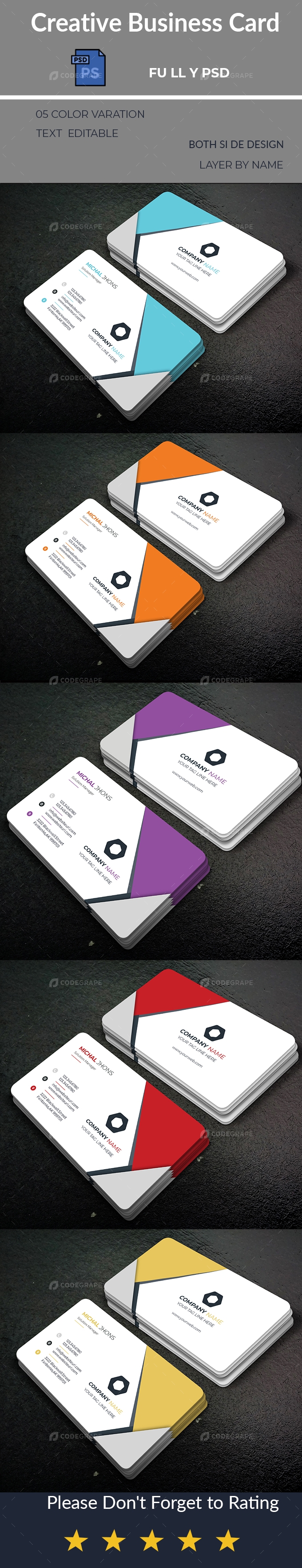 Global  Business Card Template