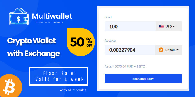 Multiwallet - Crypto Wallet With Exchange