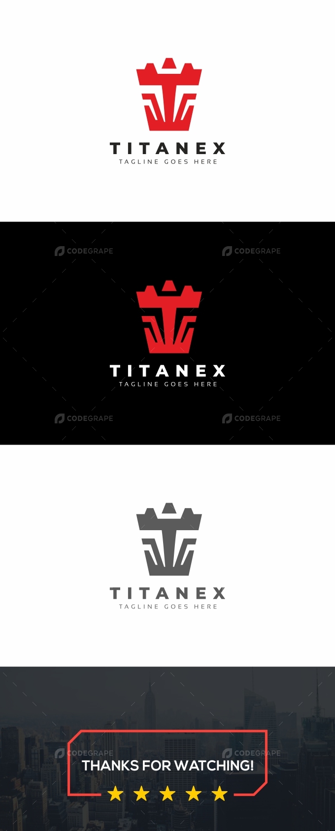 Titanex T Letter Logo