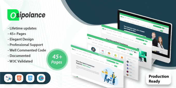 Osipolance - Hiring Job board Marketplace Bootstrap Template