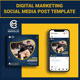 Digital Marketing Social Media Post Template