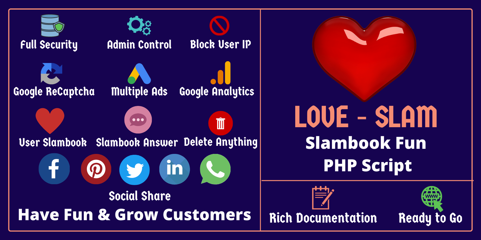 LoveSlam - Slambook Fun PHP Script