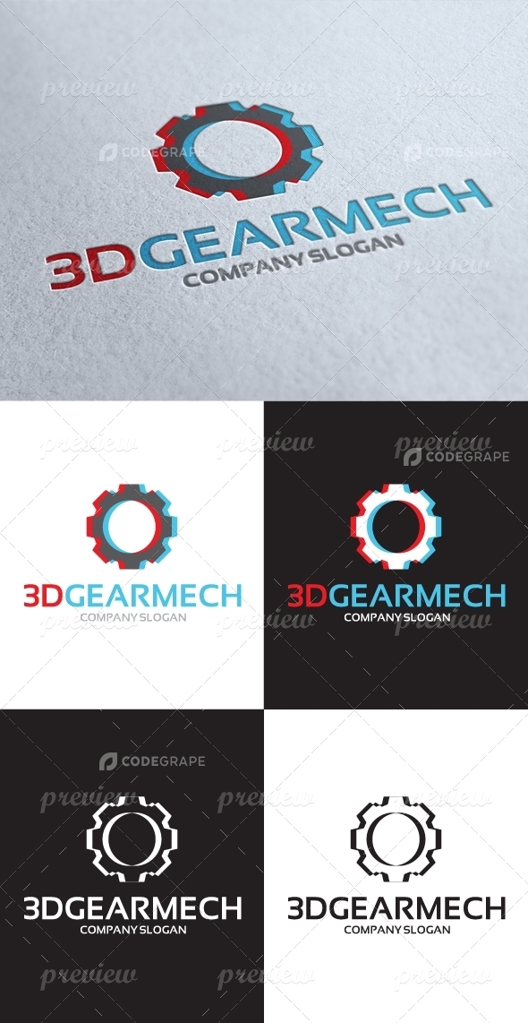3D Gear Logo