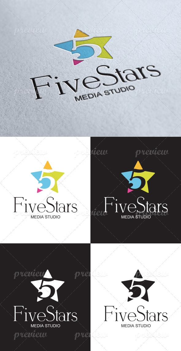 5-Stars Media Studio Logo