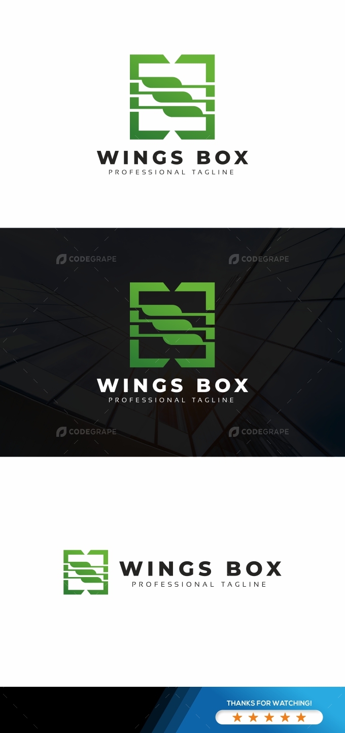 Wings Box Square Logo