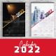 1-Page Wall Calendar 2022 template