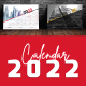 1-Page Wall Calendar 2022 Template