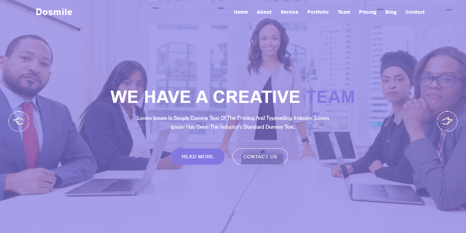 Dosmile Consulting And Business HTML5 Template