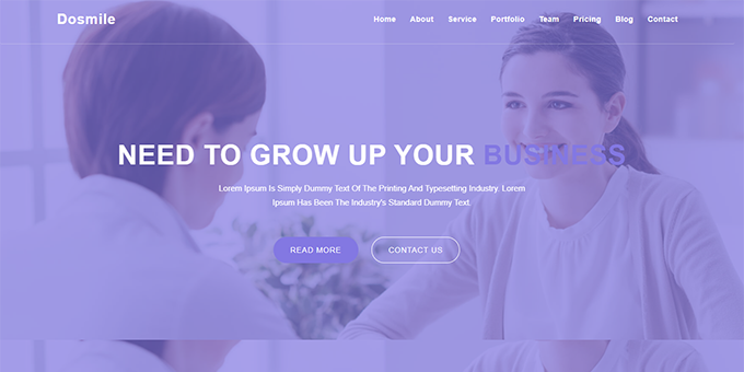 Dosmile Consulting & Business Template