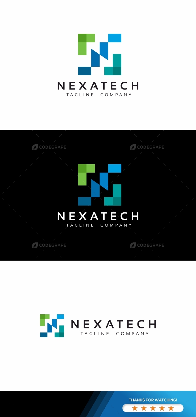 Nexatech N Letter Logo