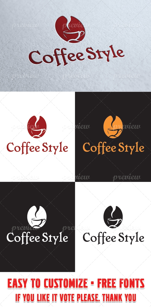 Coffee Style Logo Template