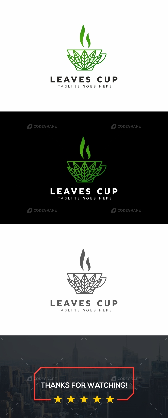 Leaves Cup Logo