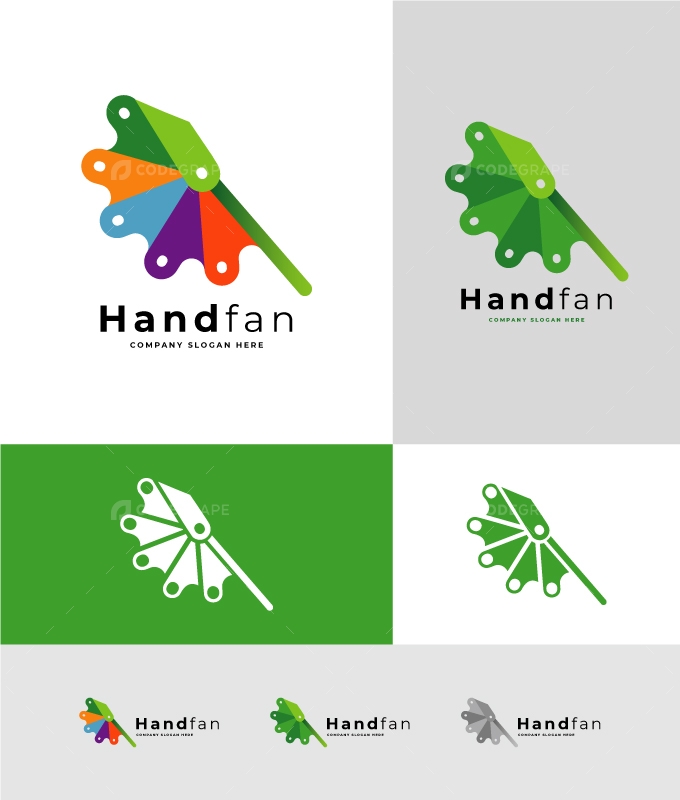 Hand Fan and Handcraft Logo