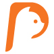 Letter P Cat Logo