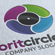 Abstract Circle Colorit Media Logo