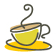 Abstract Coffee Logo