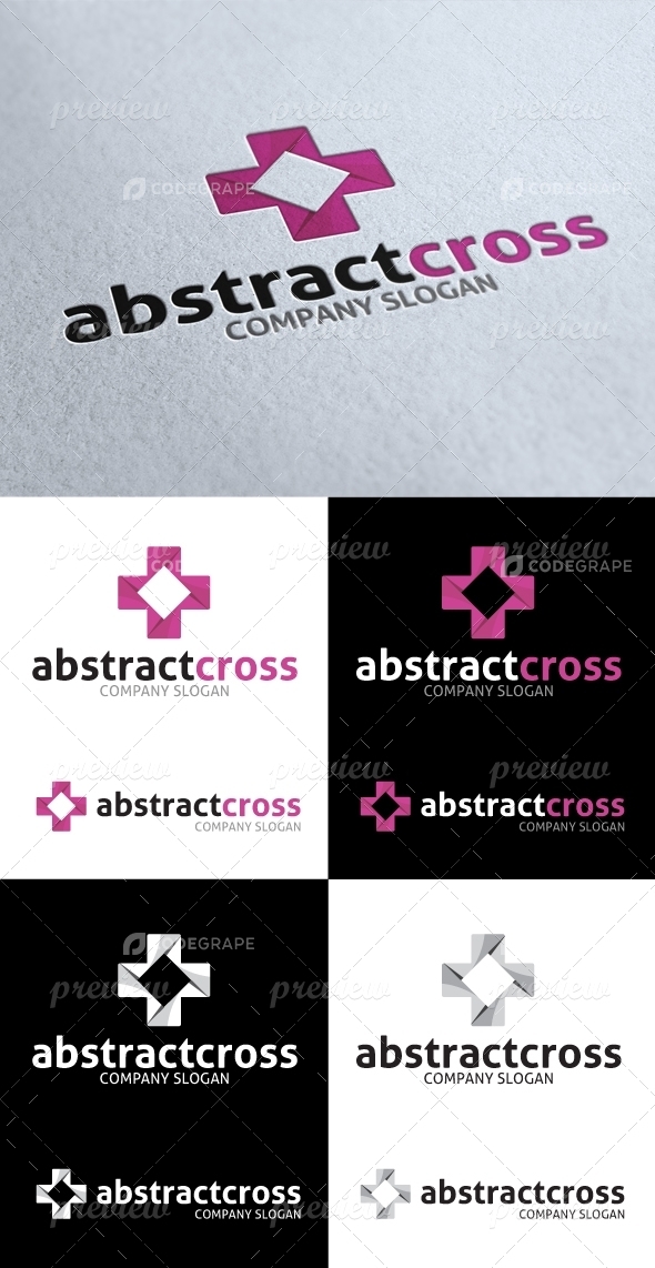 Abstract Cross Logo
