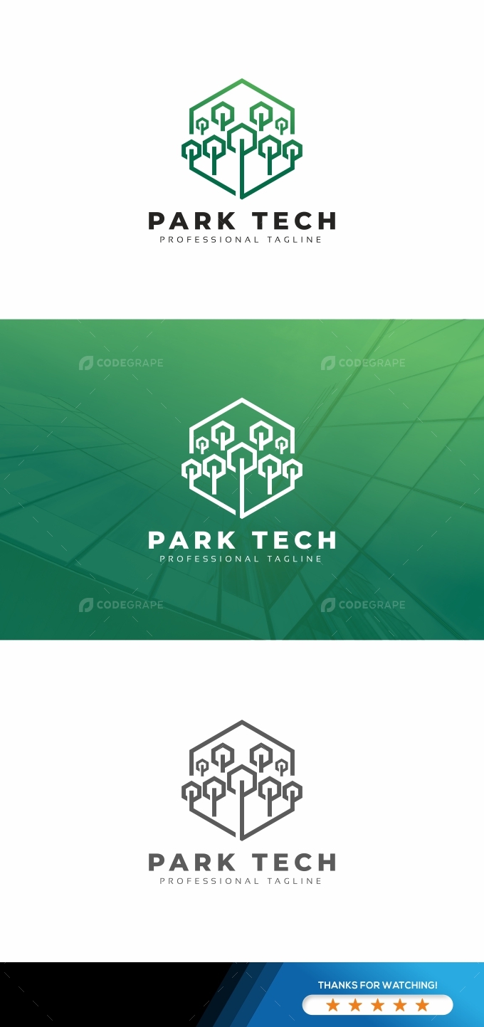Park Tech Green Logo
