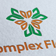 Complex Flower Logo Template