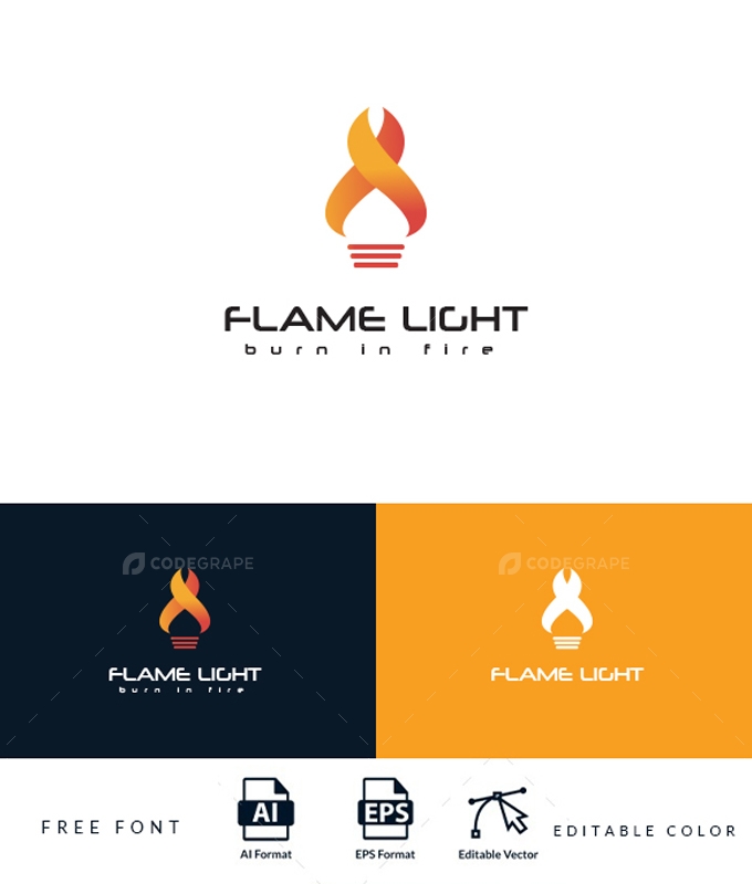 Flame Light Logo