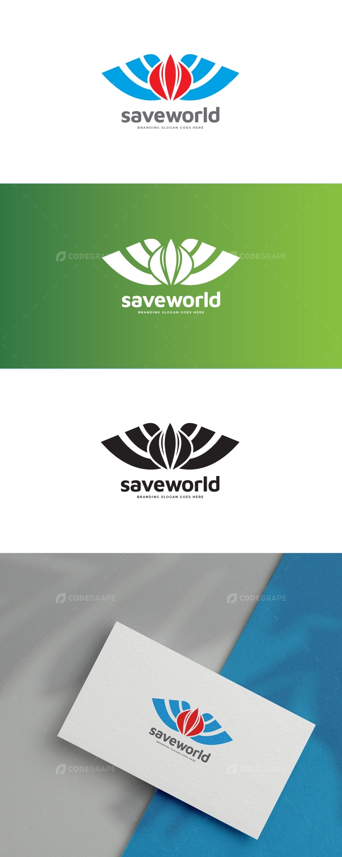 Save The World W Logo