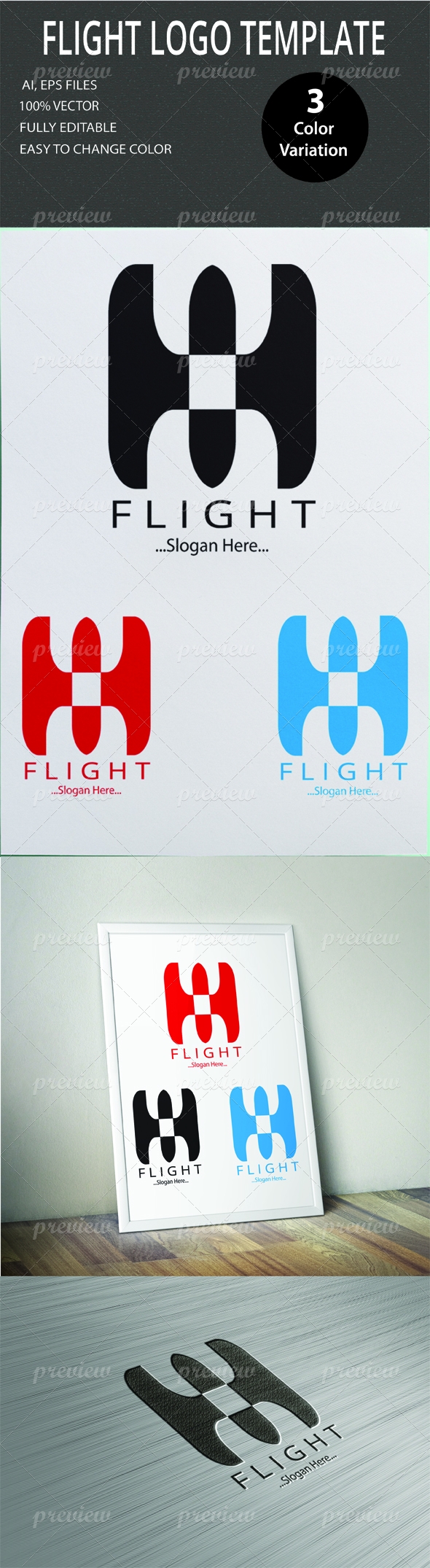Flight Logo Template
