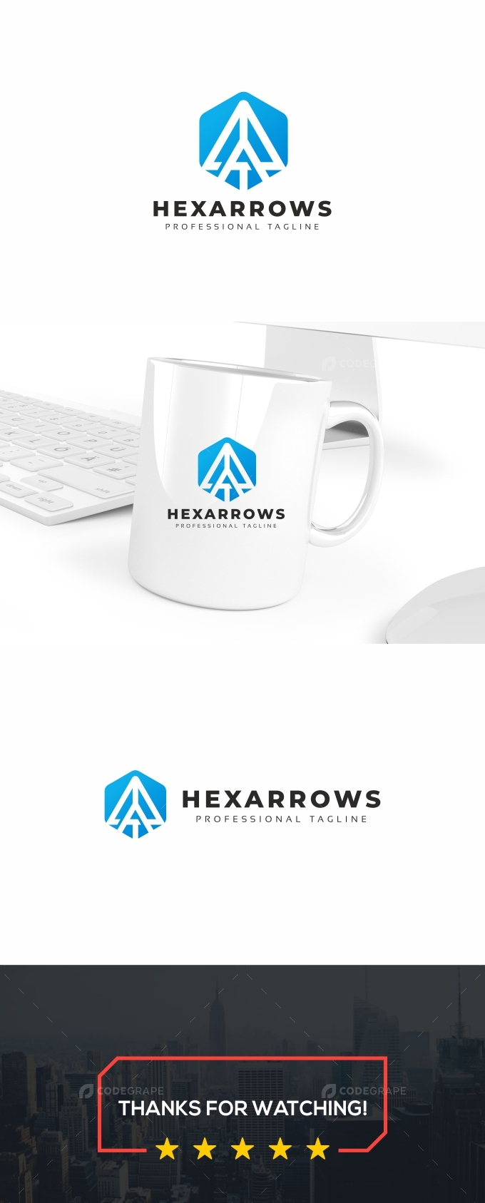 Hexagon Arrows Logo