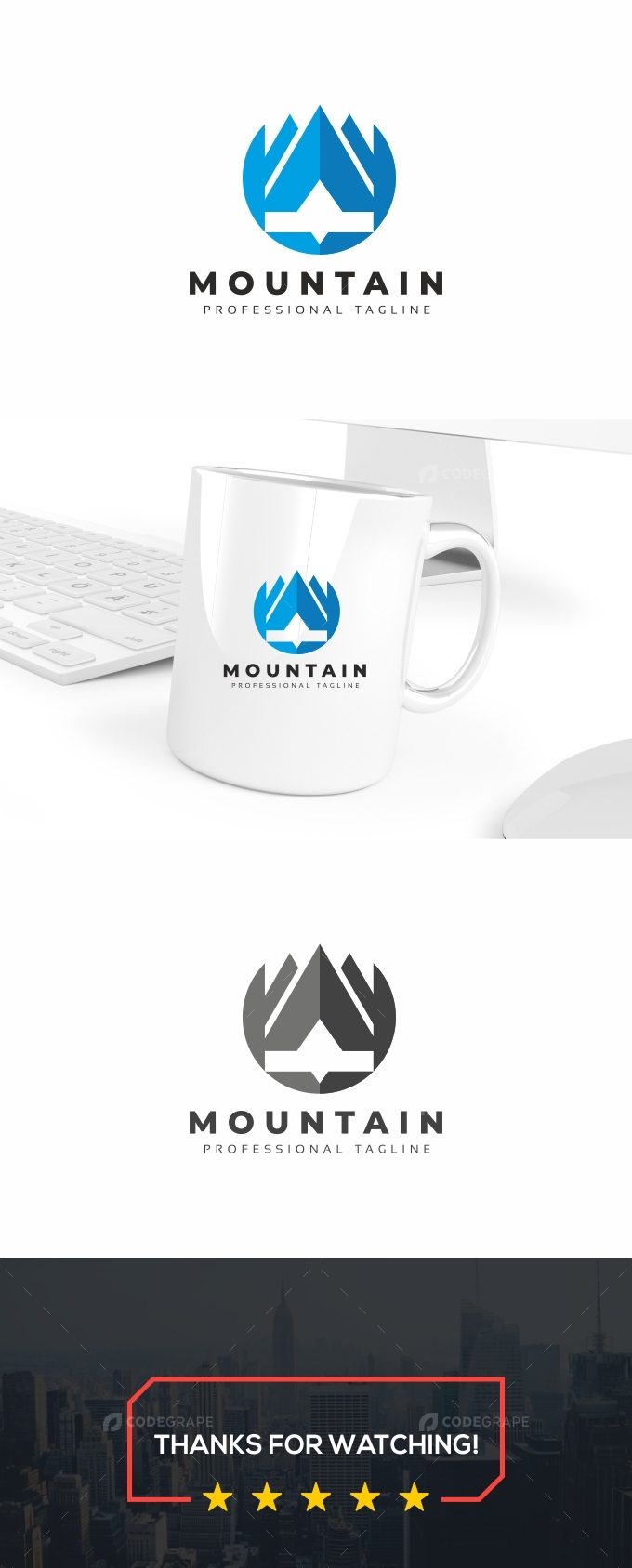 Mountain Circle Blue Logo