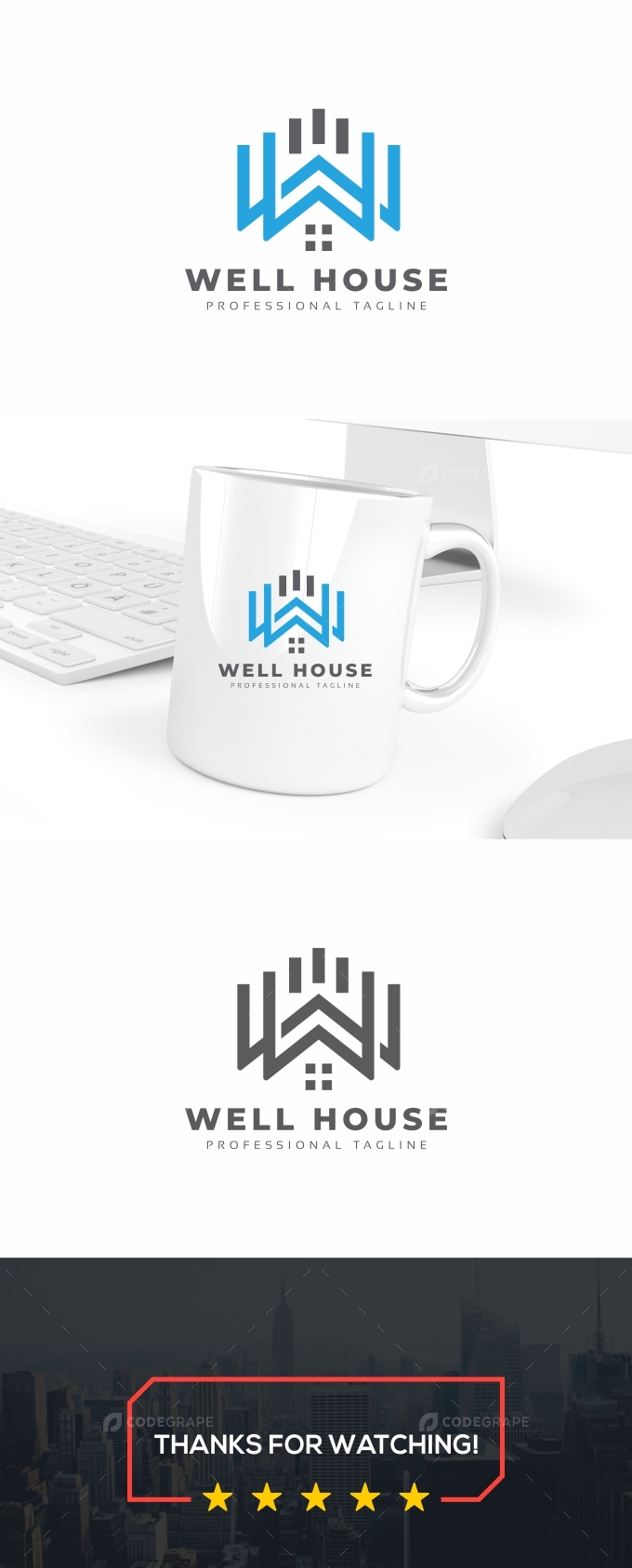 Well House W Letter Logo