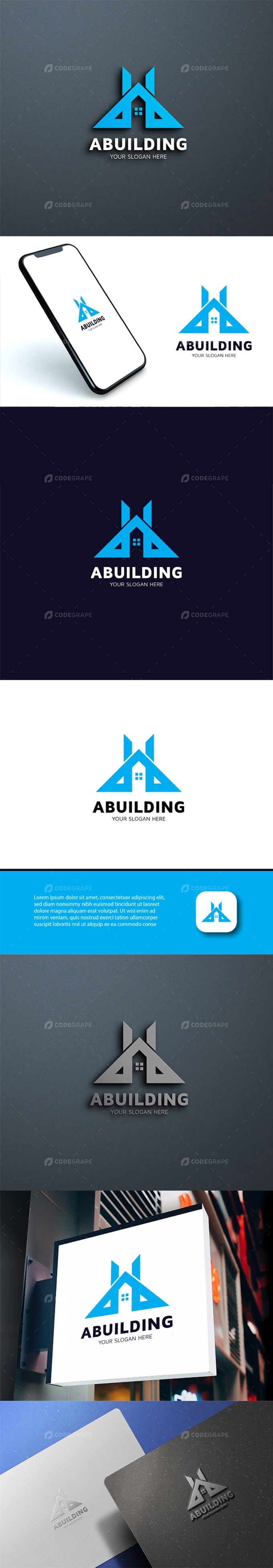 House Building Logo Template