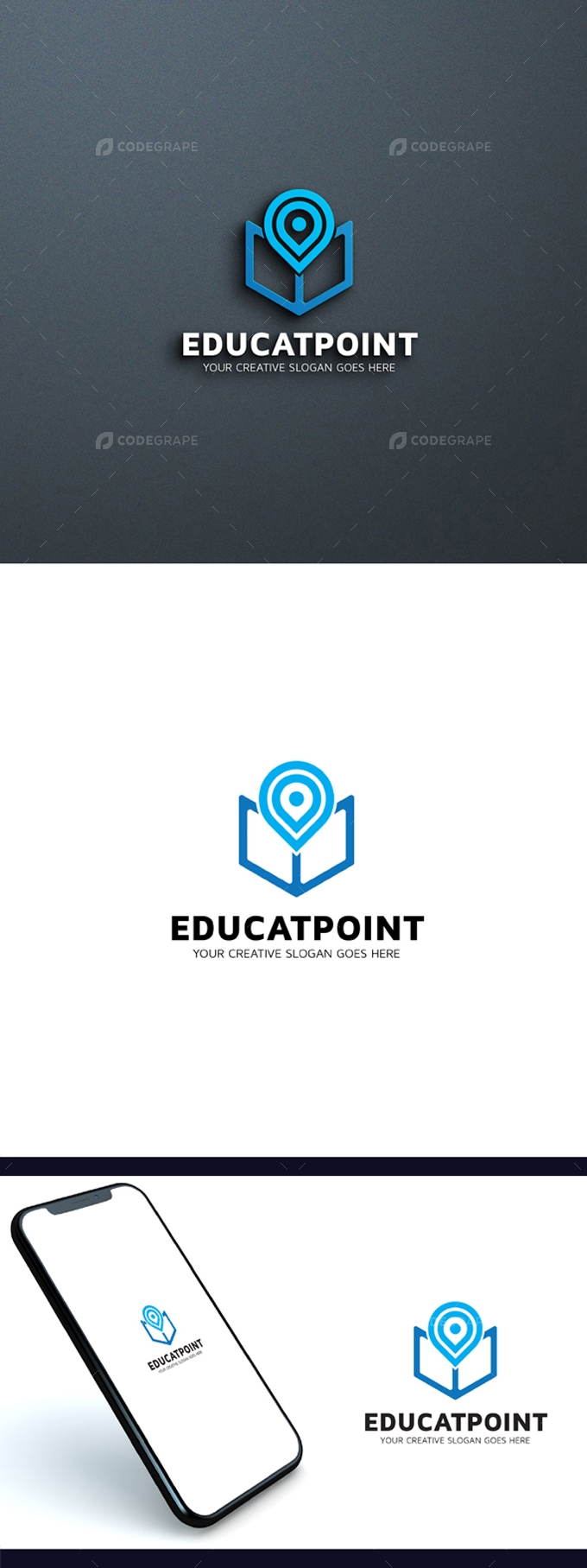 Education Point Logo Template