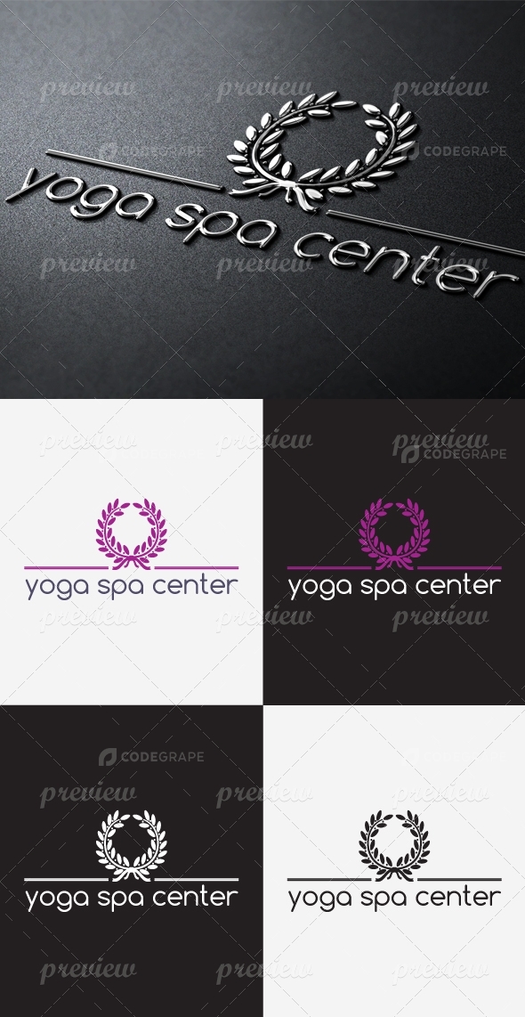 Yoga And Spa Center Logo