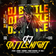 DJ Battle Night Party Flyer Banner